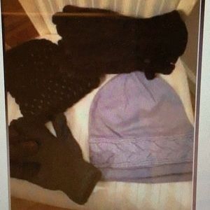 Bundle of gloves and hats